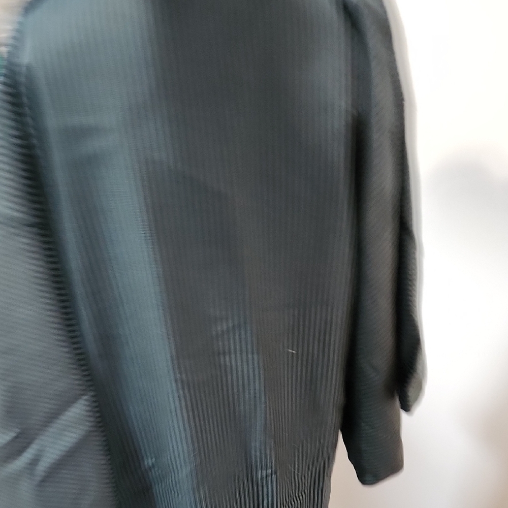 Striped Blue Kimono Robe - Picture 5 of 9